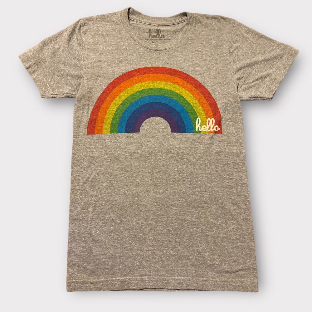 Hello Apparel (XS) Rainbow Tee